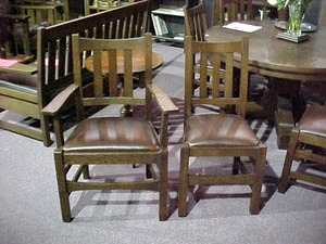 Set of Six Stickley Brothers Dining Chairs